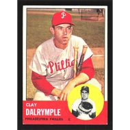 1963 Topps #192 Clay Dalrymple