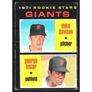 1971 Topps #276 M. Davison/G. Foster Rookie Stars