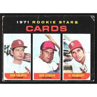 1971 Topps #594 B. Chlupsa/B. Stinson/A. Hrabosky Rookie Stars