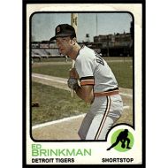 1973 Topps #5 Ed Brinkman Miscut