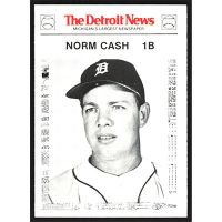 1981 Detroit News Tigers #73 Norm Cash