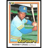 1981 Donruss #288 Rodney Craig