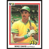 1981 Donruss #470 Mike Davis