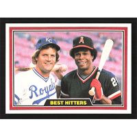 1981 Donruss #537 G. Brett/R. Carew Best Hitters