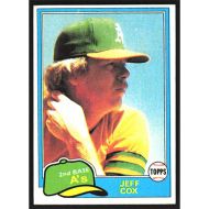 1981 Topps #133 Jeff Cox