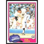 1981 Topps #16 Ron Davis