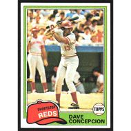 1981 Topps #375 Dave Concepcion