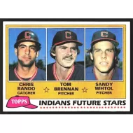 1981 Topps #451 C. Bando/T. Brennan/S. Wihtol Indians Future Stars MK