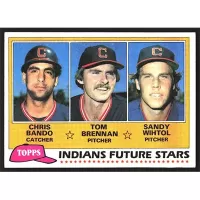 1981 Topps #451 C. Bando/T. Brennan/S. Wihtol Indians Future Stars MK