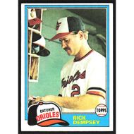 1981 Topps #615 Rick Dempsey