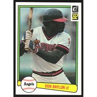 1982 Donruss #493 Don Baylor