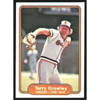 1982 Fleer #160 Terry Crowley