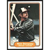 1982 Fleer #163 Rick Dempsey