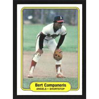 1982 Fleer #454 Bert Campaneris