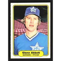 1982 Fleer #502 Glenn Abbott