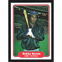 1982 Fleer #588 Bobby Bonds