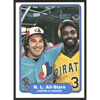 1982 Fleer #638 G. Carter/D. Parker All-Stars