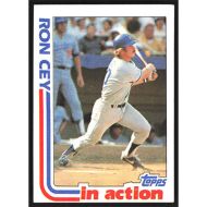 1982 Topps #411 Ron Cey In Action