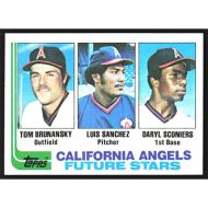 1982 Topps #653 T. Brunansky/L. Sanchez/D. Sconiers Future Stars