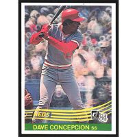 1984 Donruss #121 Dave Concepcion