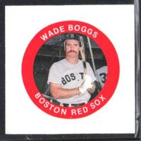 1984 Fun Foods Pin Proofs #NNO Wade Boggs