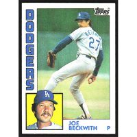 1984 Topps #454 Joe Beckwith