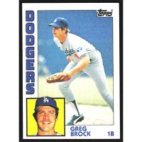 1984 Topps #555 Greg Brock