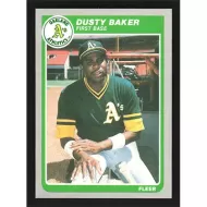 1985 Fleer Update #U-3 Dusty Baker