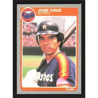 1985 Fleer #347 Jose Cruz