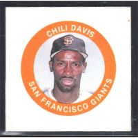 1985 Fun Foods Pin Proofs #NNO Chili Davis