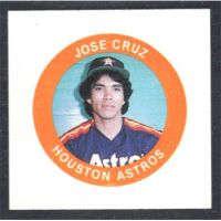 1985 Fun Foods Pin Proofs #NNO Jose Cruz