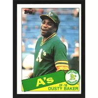 1985 Topps Traded #4T Dusty Baker