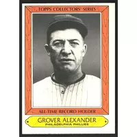 1985 Topps Woolworth All-Time Record Holders #2 Grover Alexander