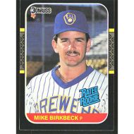 1987 Donruus #33 Mike Birkbeck Rated Rookie