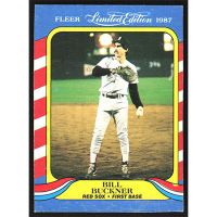 1987 Fleer Limited Box Cards #C-2 Bill Buckner