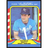 1987 Fleer Limited Edition #5 George Brett