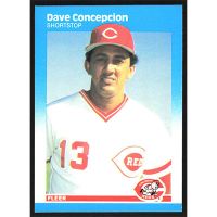 1987 Fleer #196 Dave Concepcion