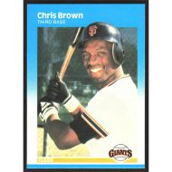 1987 Fleer #268 Chris Brown