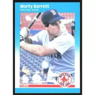 1987 Fleer #27 Marty Barrett