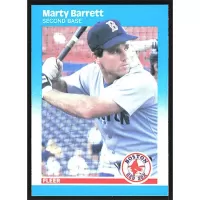 1987 Fleer #27 Marty Barrett