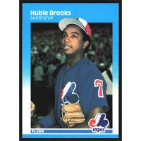 1987 Fleer #314 Hubie Brooks