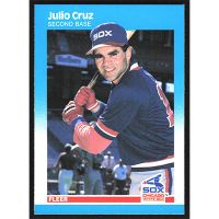 1987 Fleer #492 Julio Cruz