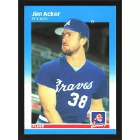 1987 Fleer #509 Jim Acker