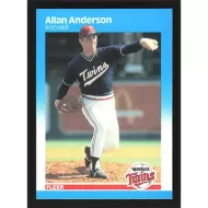 1987 Fleer #533 Allan Anderson