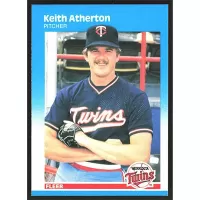 1987 Fleer #534 Keith Atherton