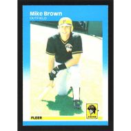 1987 Fleer #607 Mike Brown