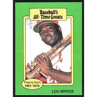 1987 Hygrade All-Time Greats #NNO Lou Brock