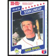 1987 M & M's Star Lineup #5 Wade Boggs