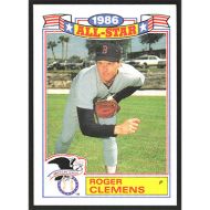 1987 Topps Glossy All-Stars #21 Roger Clemens