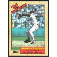 1987 Topps #1 Roger Clemens Record Breaker